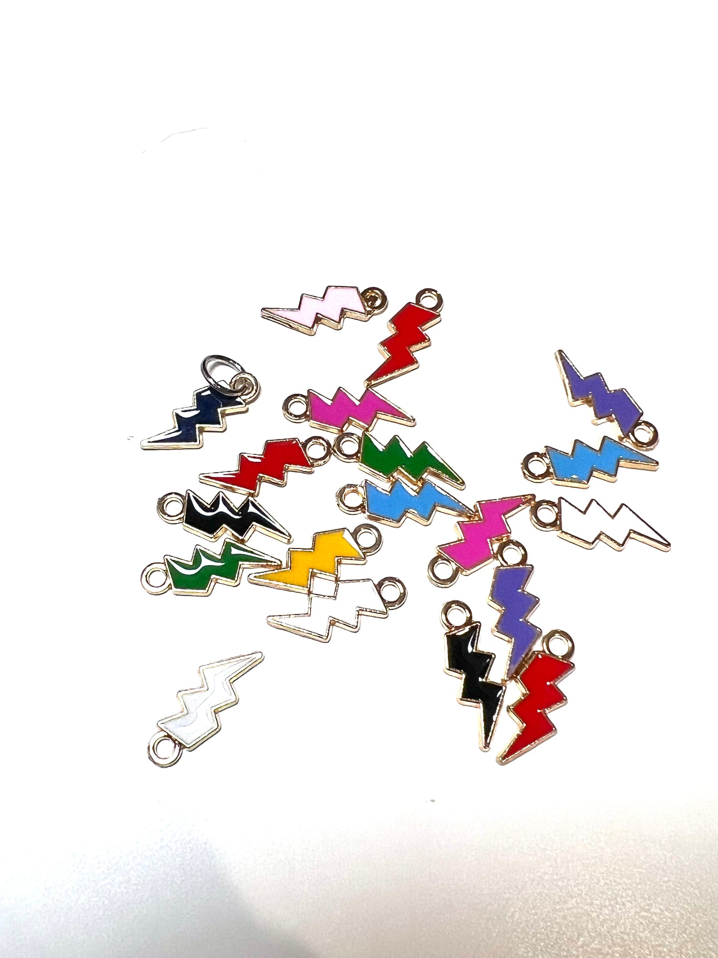 Multi-colored Lightning Bolt