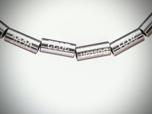 The Gray Show Bead, customized for your shows- Add the city and year